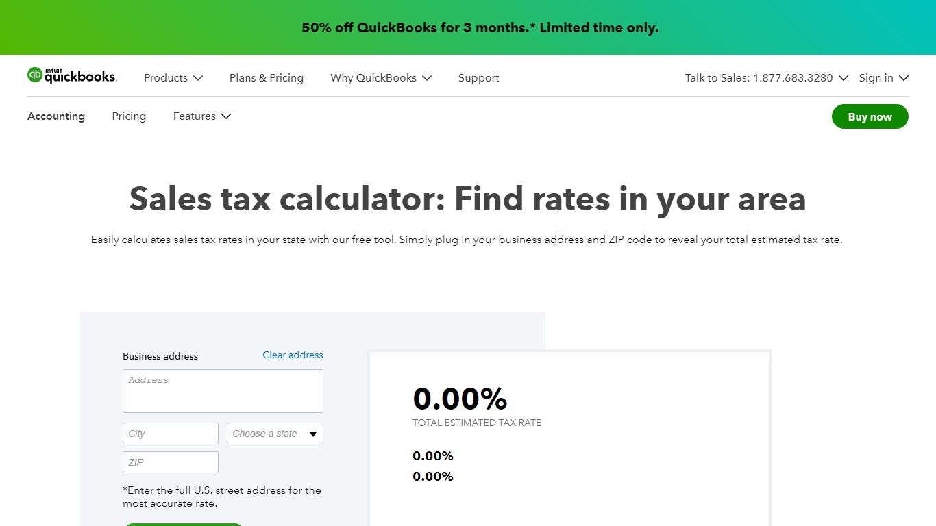 Sales Tax Calculator: Find Rates In Your Area Now | QuickBooks